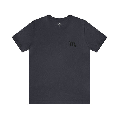 T-Shirt Scorpio Zodiac Cipher T-Shirt: Unveil Your Mystery with Elegant Minimalism