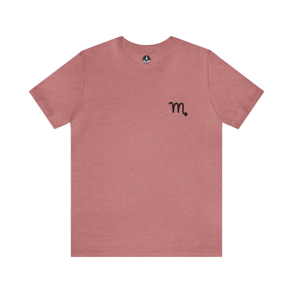 T-Shirt Scorpio Zodiac Cipher T-Shirt: Unveil Your Mystery with Elegant Minimalism