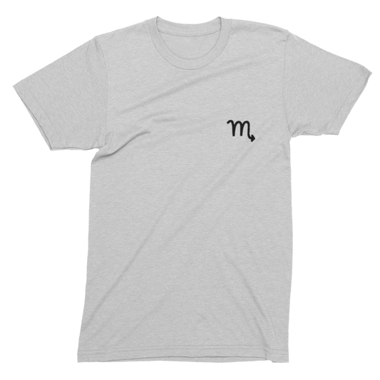 T-Shirt Scorpio Zodiac Cipher T-Shirt: Unveil Your Mystery with Elegant Minimalism