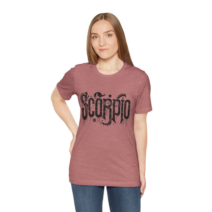 T-Shirt Shadow Strike Scorpio TShirt: Enigmatic Power