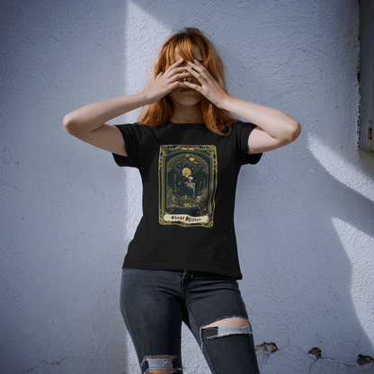 T-Shirt Skeleton Shape Shifter Tarot Card T-Shirt - Halloween Limited Edition