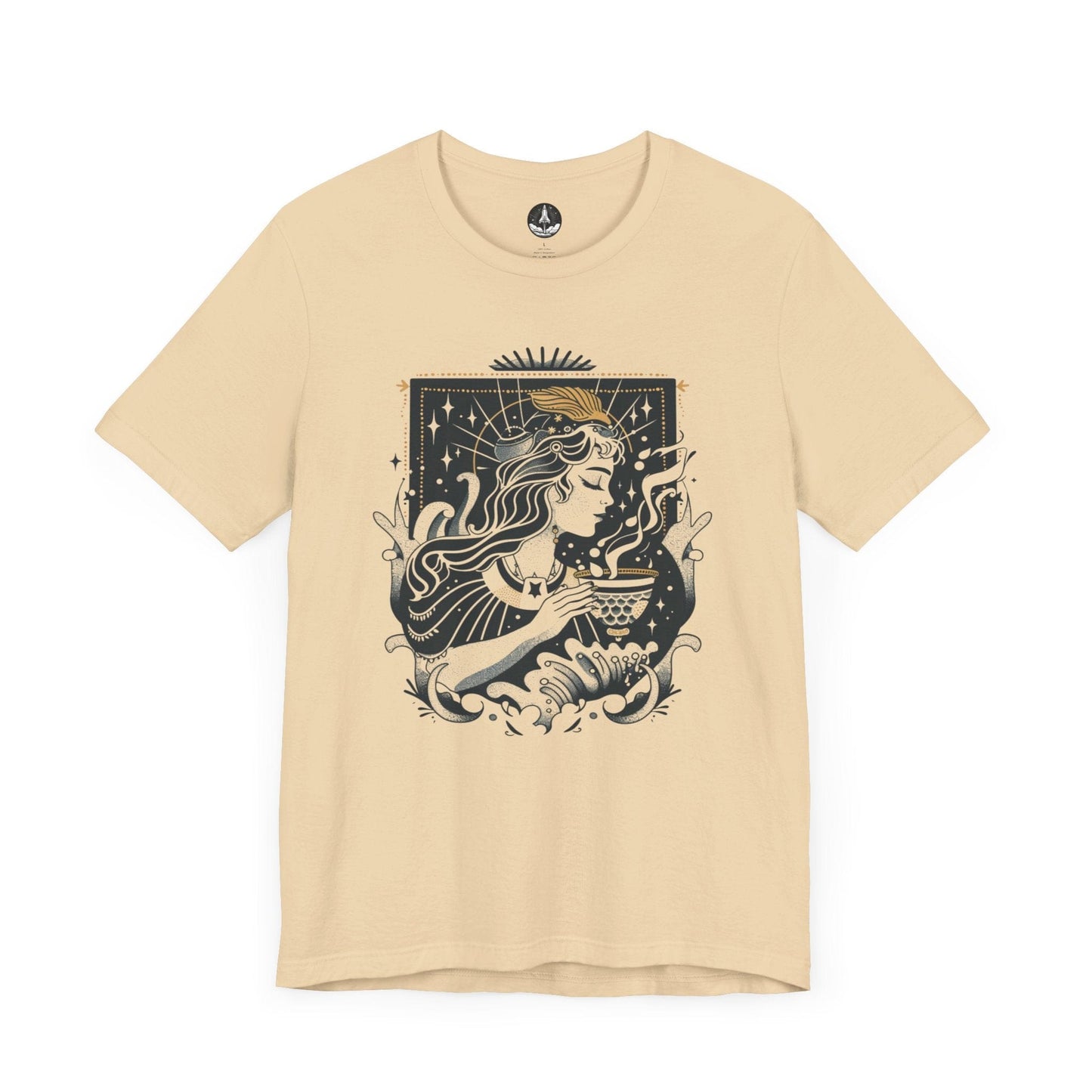 T-Shirt Soft Cream / S Aquarian Dreams TShirt: Whispers of the Water Bearer