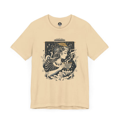 T-Shirt Soft Cream / S Aquarian Dreams TShirt: Whispers of the Water Bearer