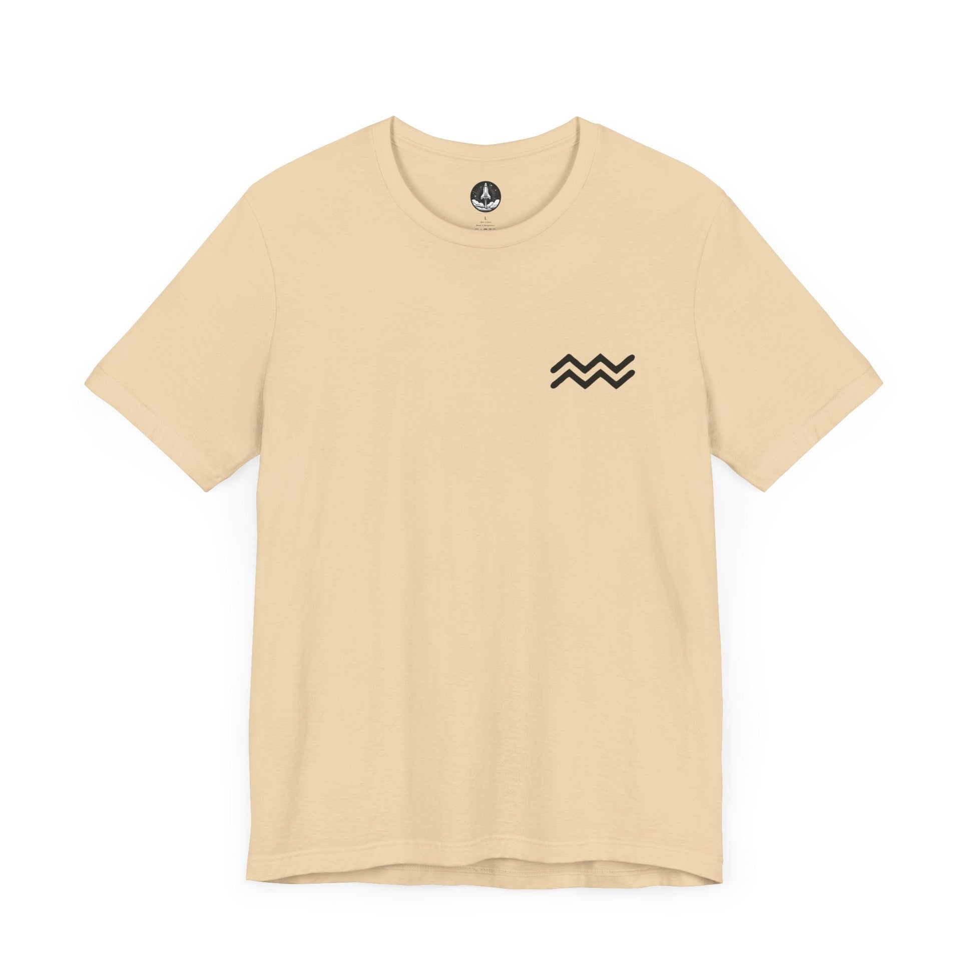 T-Shirt Soft Cream / S Aquarius Zodiac T-Shirt: Embrace Your Inner Visionary | Unisex & Cotton