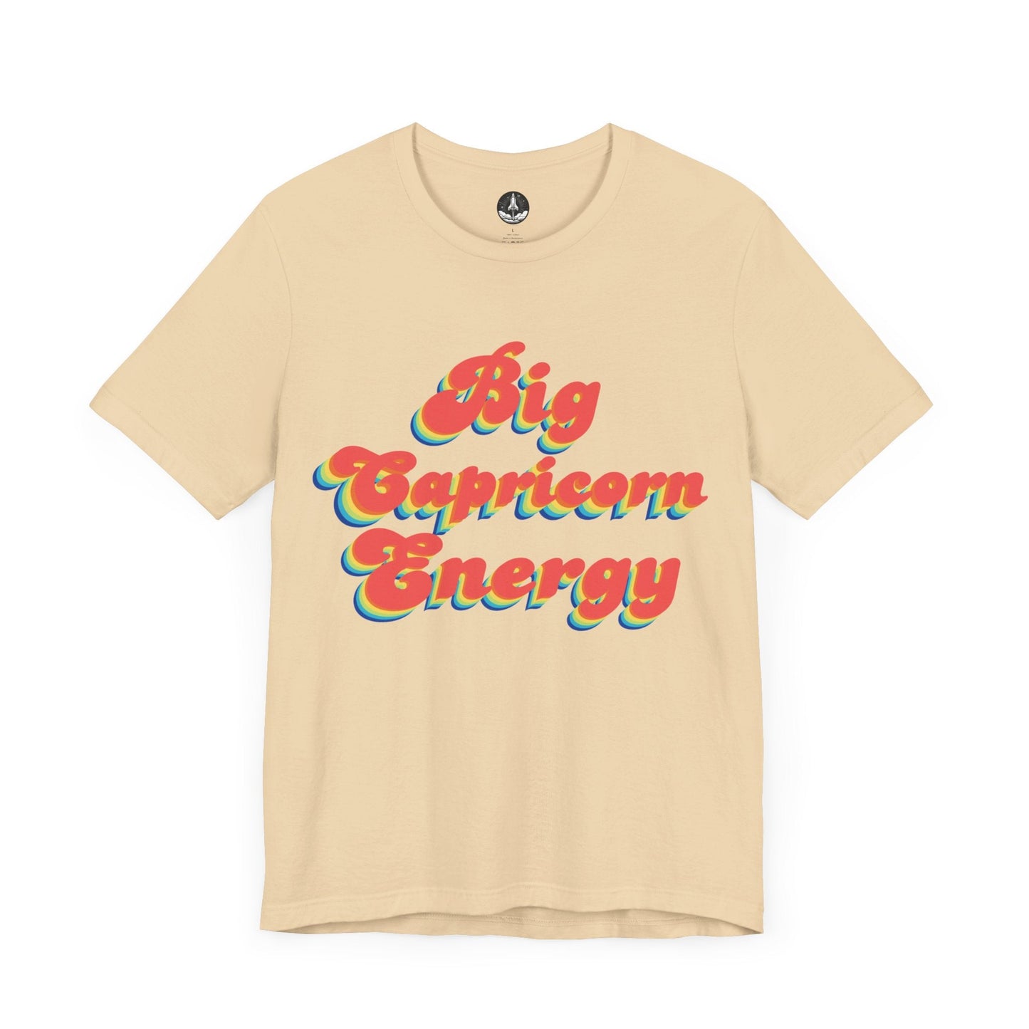 T-Shirt Soft Cream / S Big Capricorn Energy T-Shirt