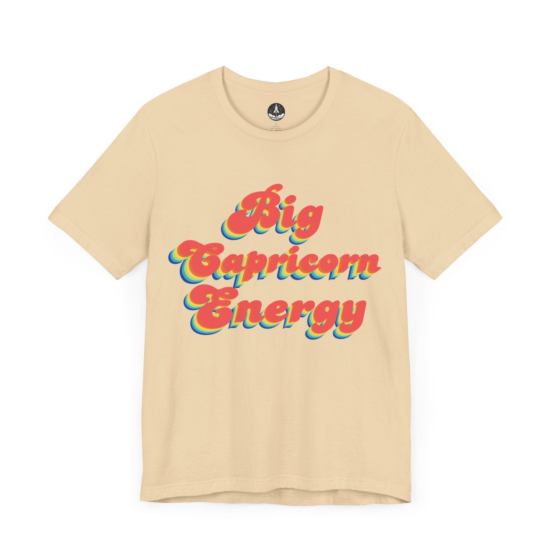 T-Shirt Soft Cream / S Big Capricorn Energy T-Shirt