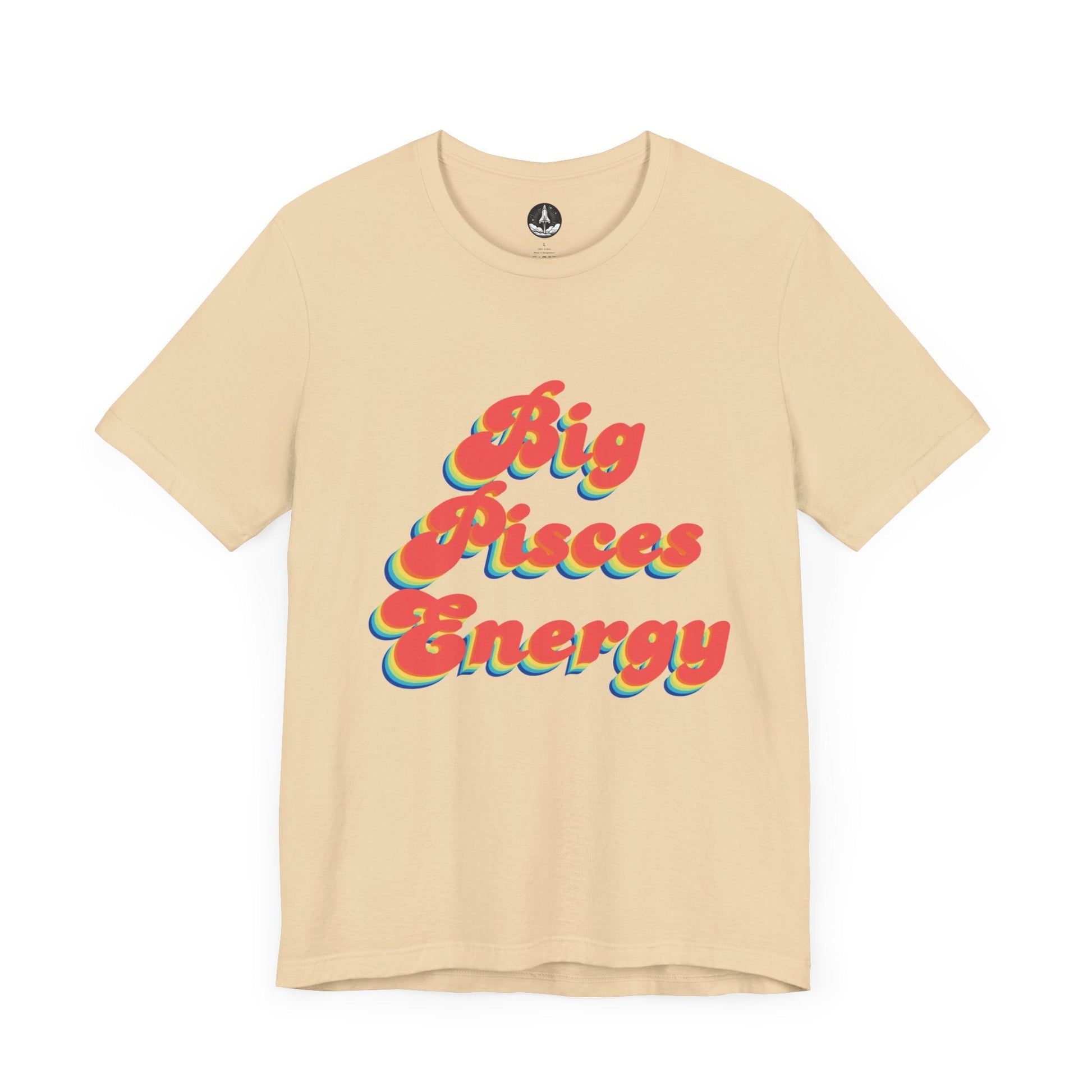 T-Shirt Soft Cream / S Big Pisces Energy T-Shirt