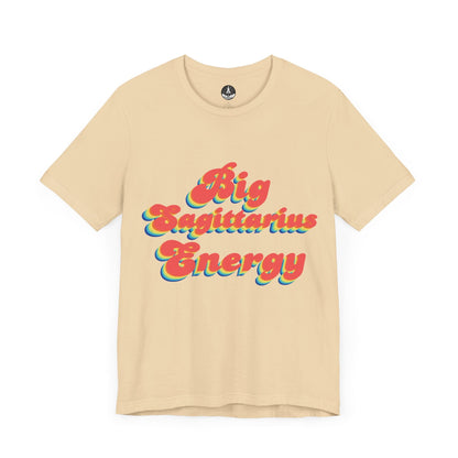 T-Shirt Soft Cream / S Big Sagittarius Energy TShirt