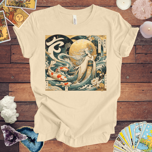 T-Shirt Soft Cream / S Celestial Maiden Koi: Nihonga Virgo T-Shirt