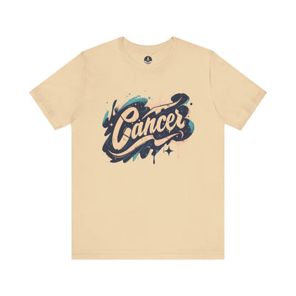 T-Shirt Soft Cream / S Cosmic Splash Cancer TShirt: Emotions in Hues