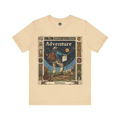 T-Shirt Soft Cream / S Explorer of the Unknown Sagittarius TShirt