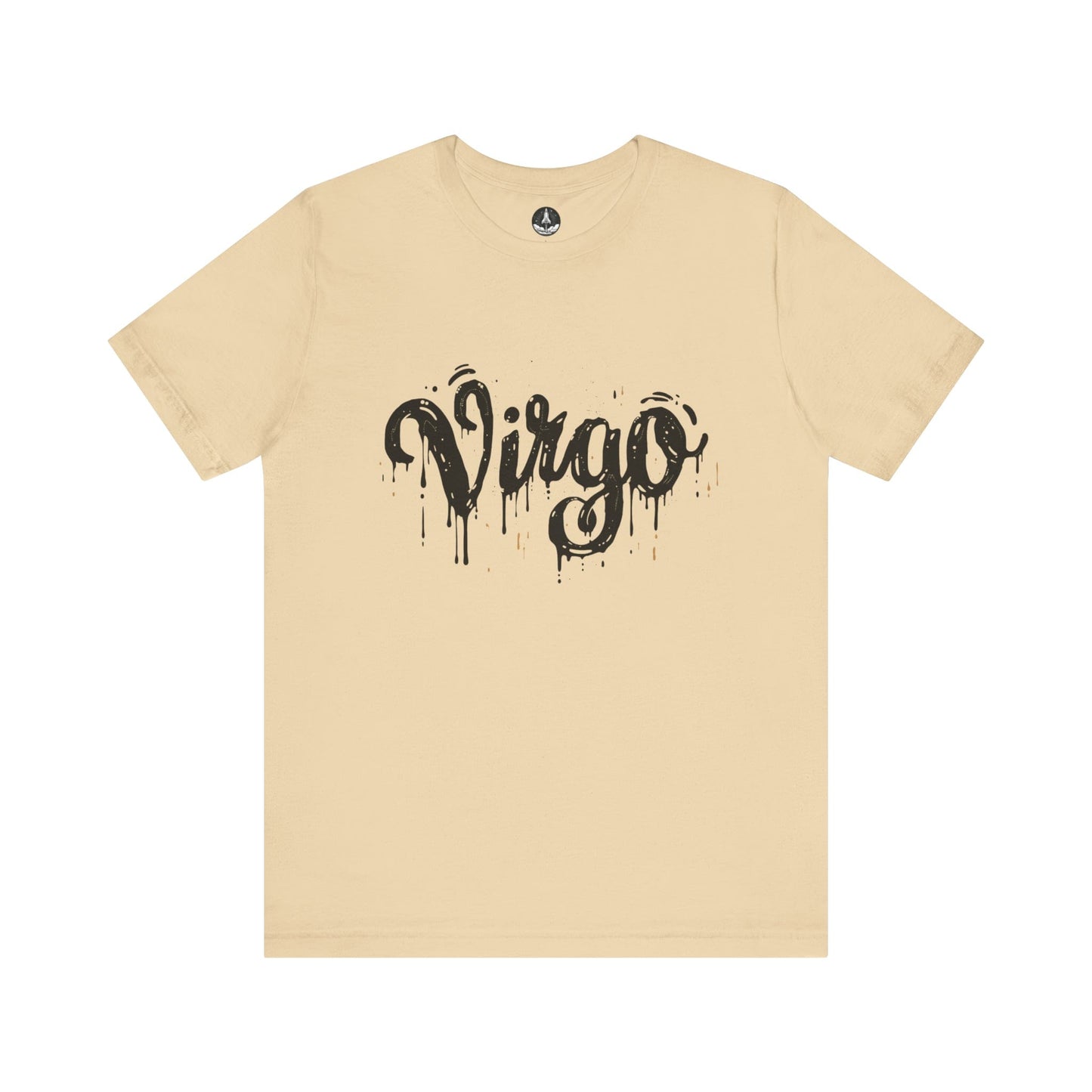T-Shirt Soft Cream / S Inkwell Virtue Virgo TShirt: Melding Precision with Art