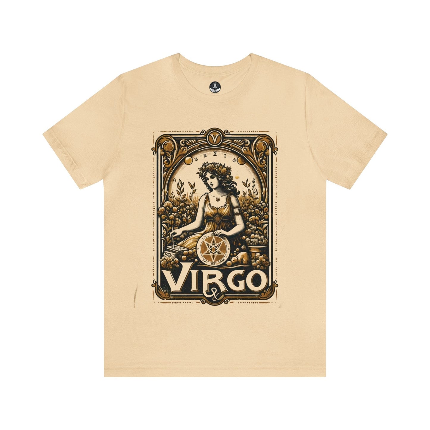 T-Shirt Soft Cream / S Maiden of Pentacles: Virgo T-Shirt