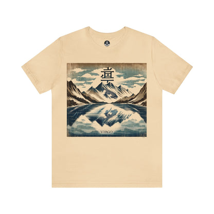 T-Shirt Soft Cream / S Mountaintop Reflection: Virgo Gyotaku T-Shirt