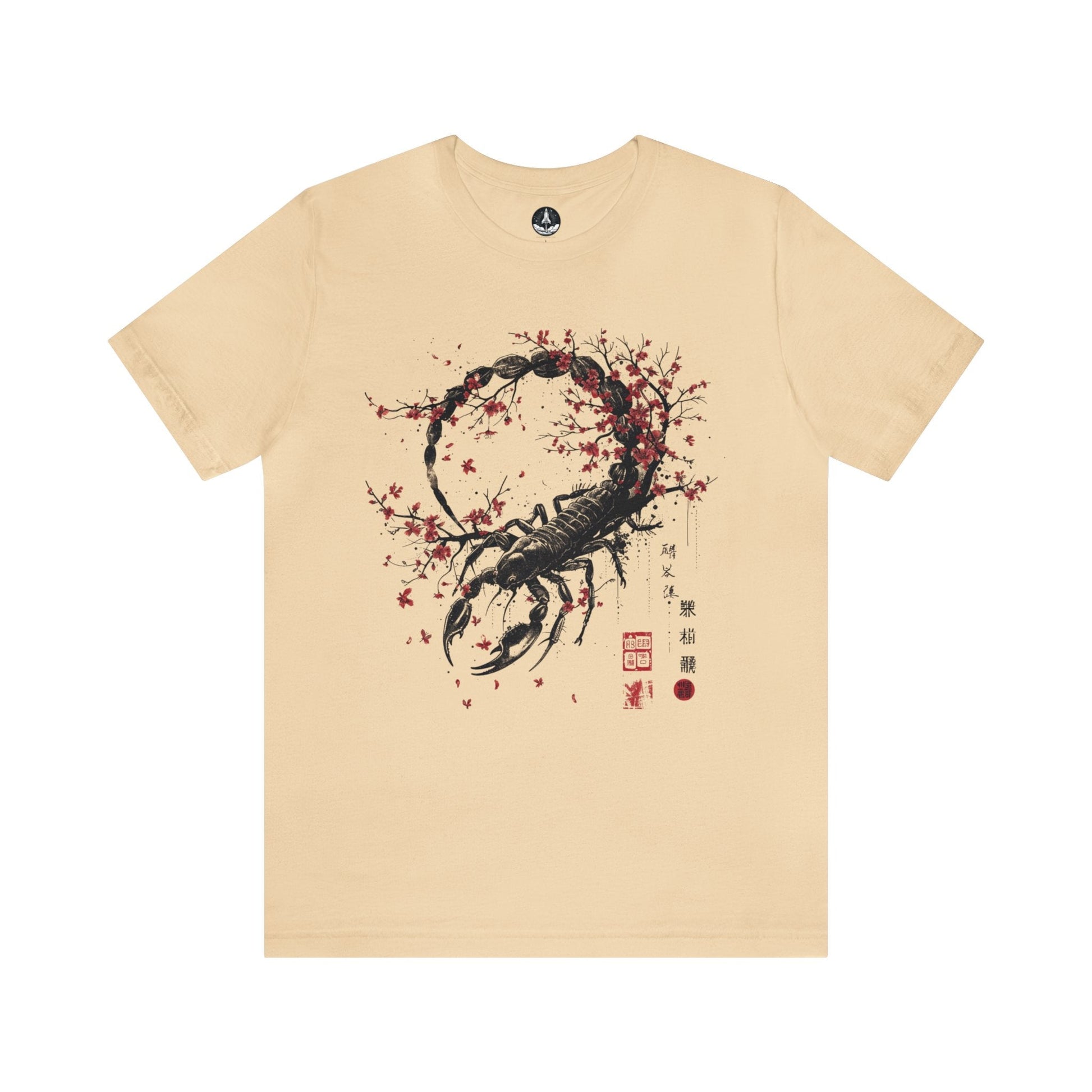 T-Shirt Soft Cream / S Scorpio Intensity TShirt: Embrace the Zodiac's Passionate Spirit
