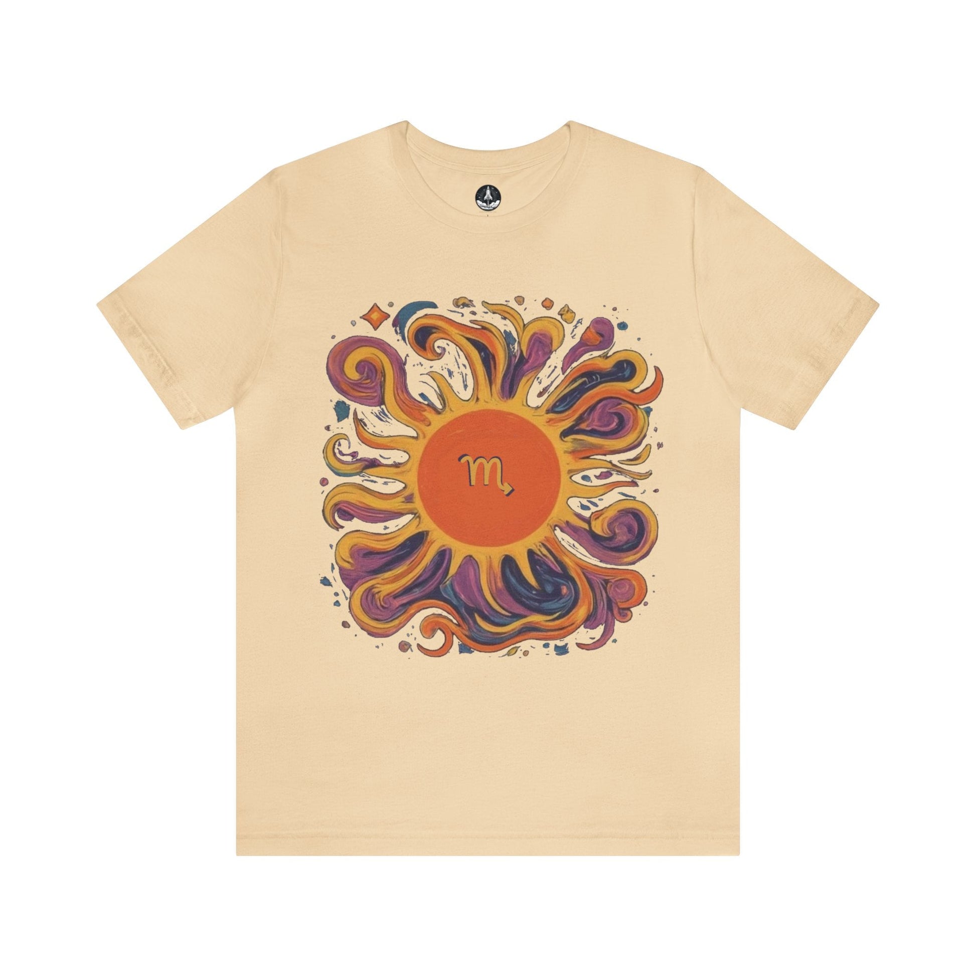 T-Shirt Soft Cream / S Scorpio Sun Sign T-Shirt: Unveil Your Inner Force