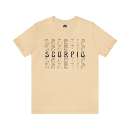 T-Shirt Soft Cream / S Scorpio Zodiac Essence T-Shirt: Minimalism for the Enigmatic