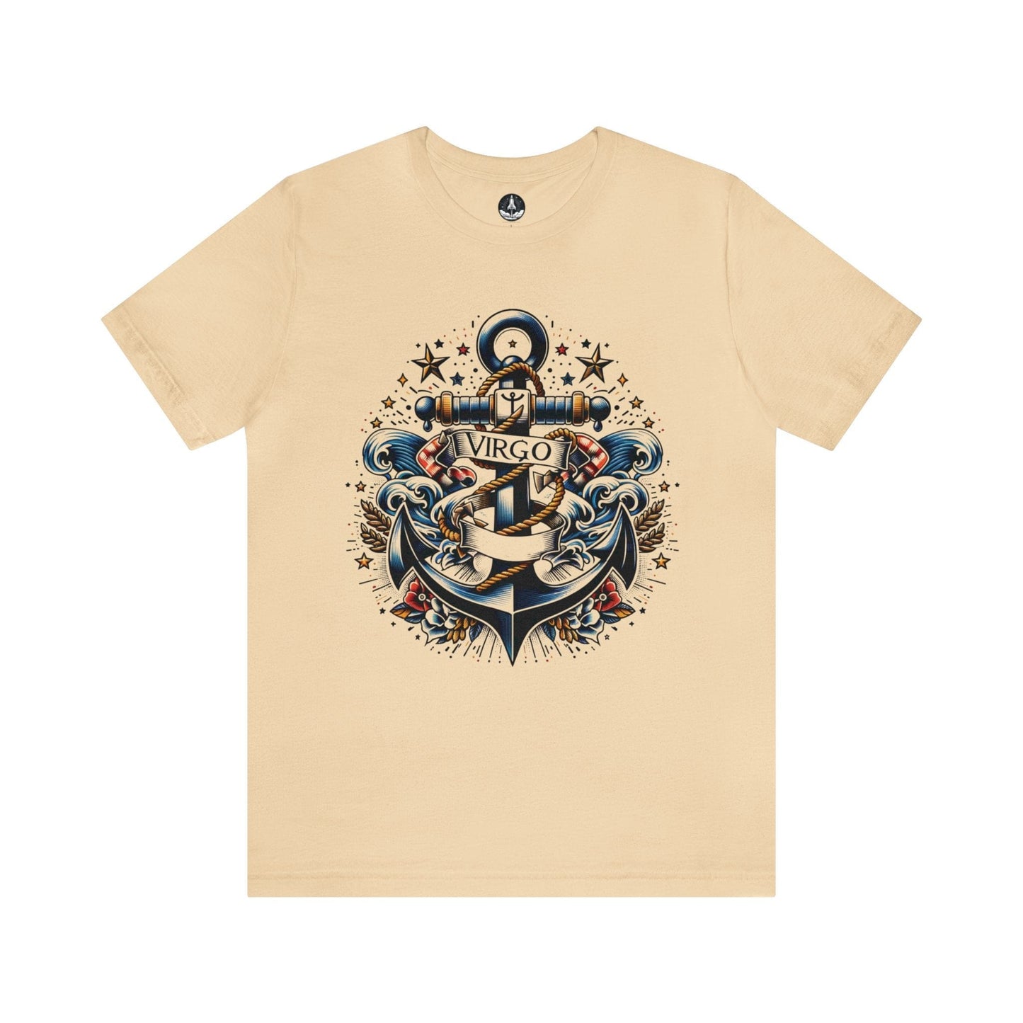 T-Shirt Soft Cream / S Steadfast Seas: Nautical Virgo T-Shirt