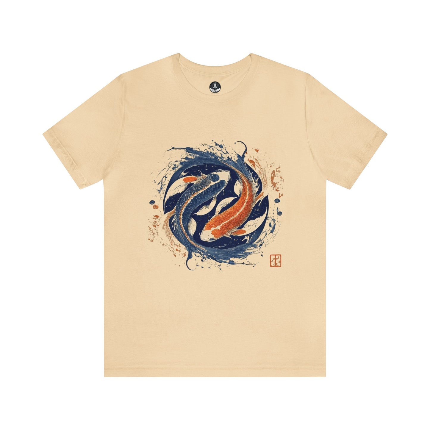 T-Shirt Soft Cream / S Traditional Koi Pisces T-Shirt