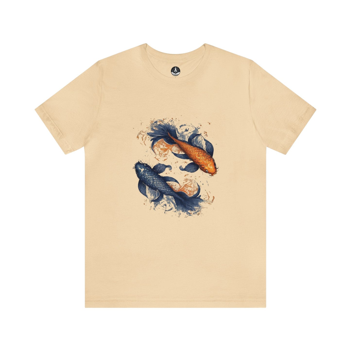 T-Shirt Soft Cream / S Traditional Pisces Koi T-Shirt
