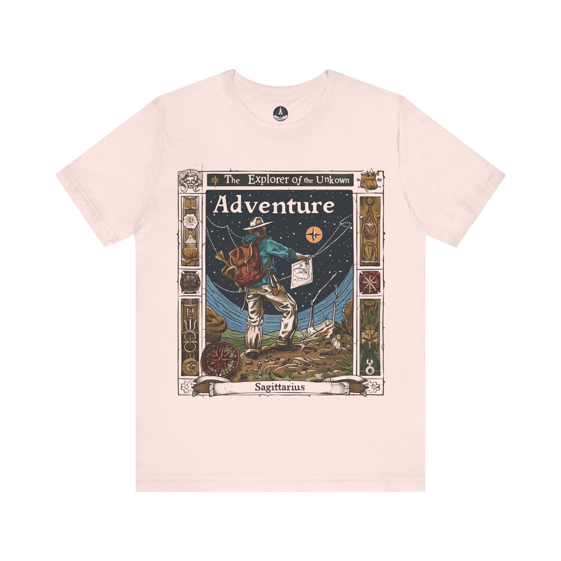 T-Shirt Soft Pink / S Explorer of the Unknown Sagittarius TShirt