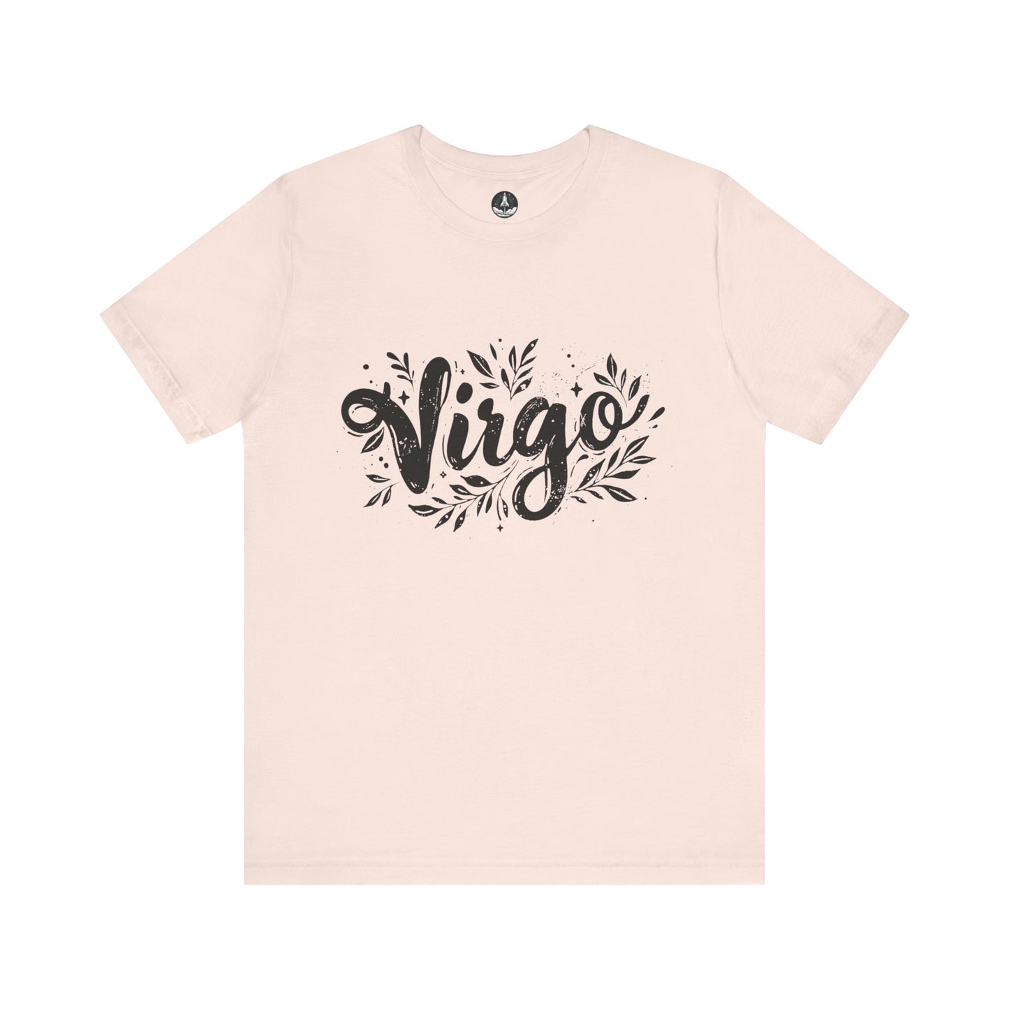 T-Shirt Soft Pink / S Ink Splattered Virtue Virgo TShirt: Artistic Precision