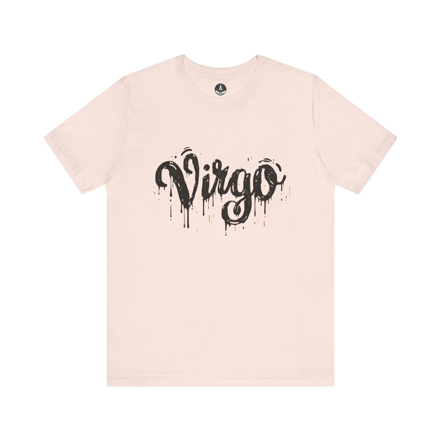 T-Shirt Soft Pink / S Inkwell Virtue Virgo TShirt: Melding Precision with Art