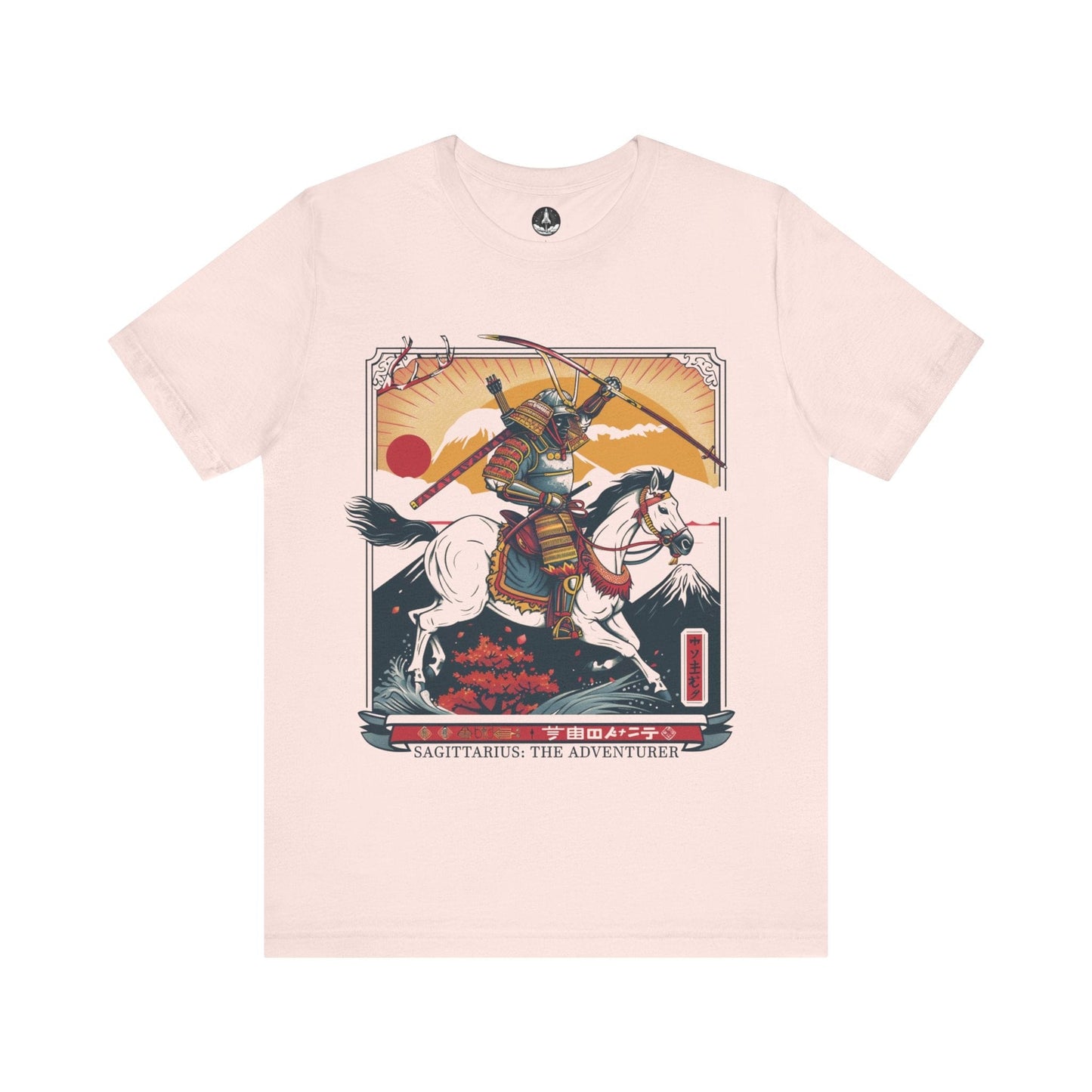T-Shirt Soft Pink / S Samurai Archer Sagittarius TShirt: Valor in the Journey