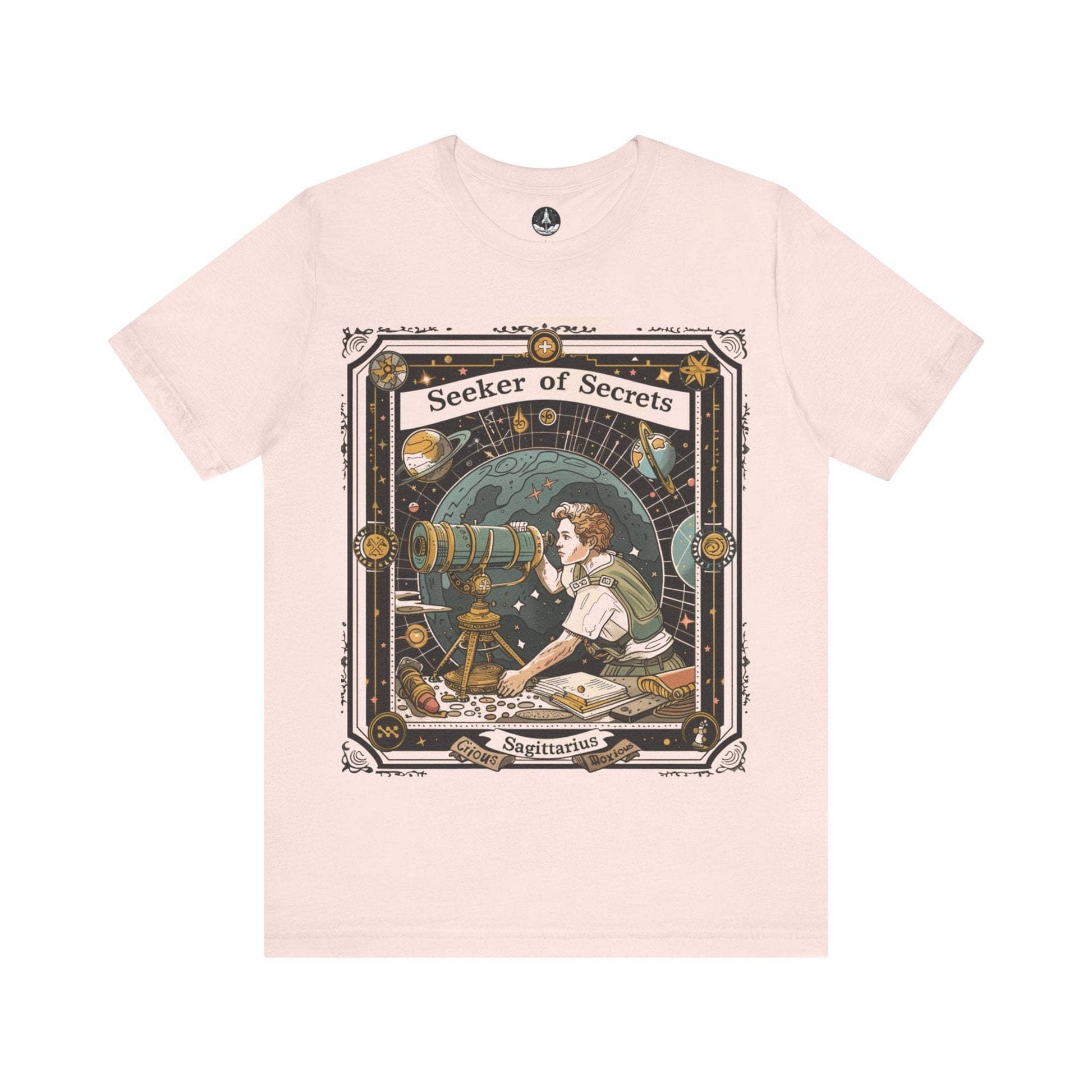 T-Shirt Soft Pink / S Seeker of Secrets Sagittarius TShirt