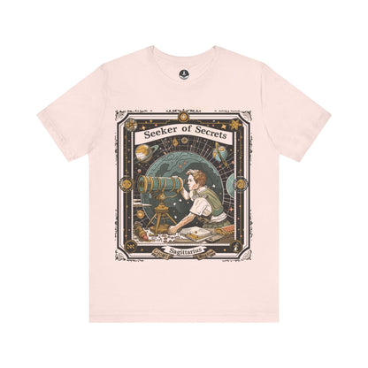T-Shirt Soft Pink / S Seeker of Secrets Sagittarius TShirt