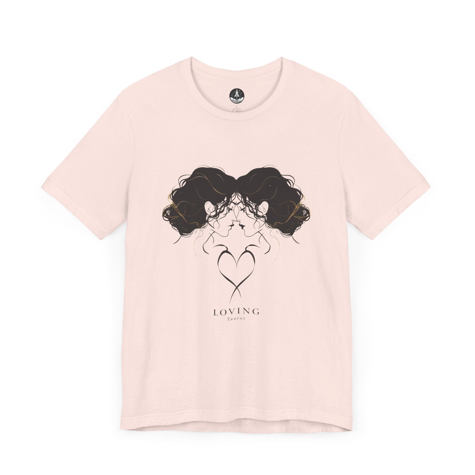 T-Shirt Soft Pink / S Taurus Affection: The Loving Heart T-Shirt