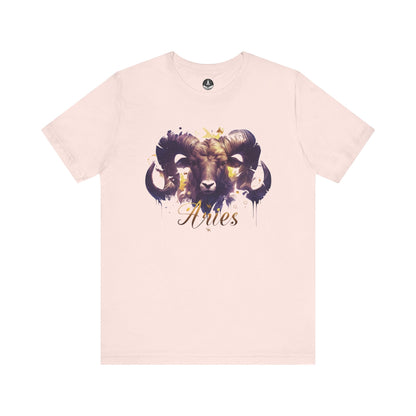 T-Shirt Soft Pink / S Vivid Aries Spirit TShirt - Wear the Zodiac Artistry
