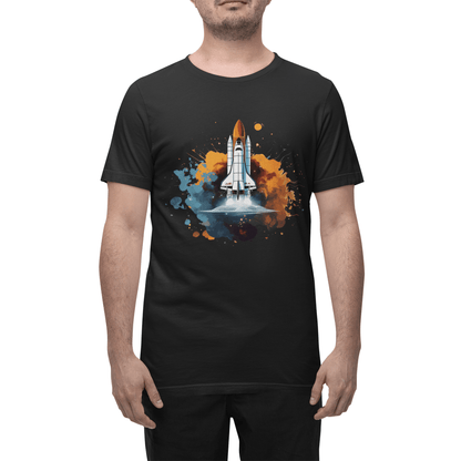 T-Shirt Space Shuttle Color Splash T-Shirt