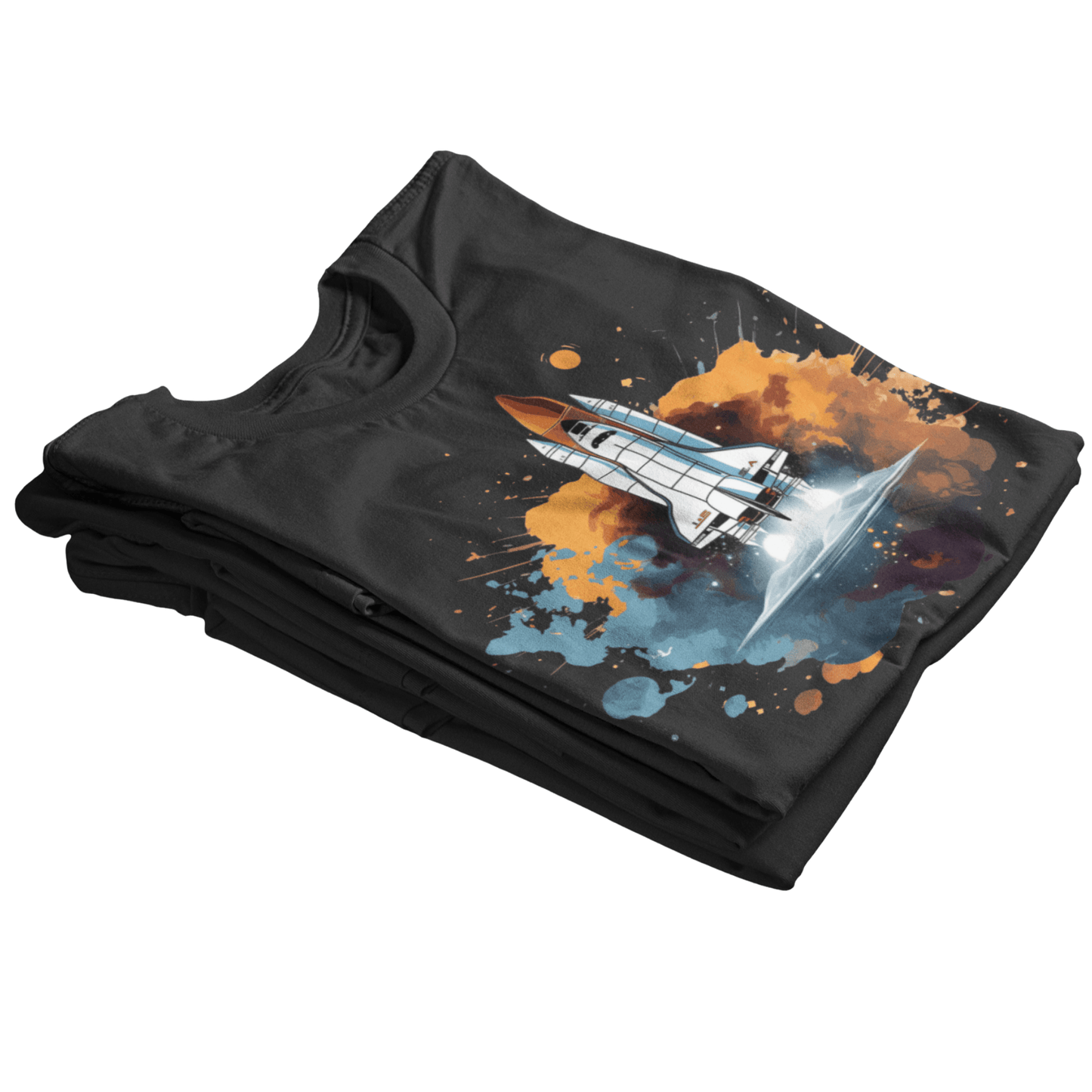 T-Shirt Space Shuttle Color Splash T-Shirt