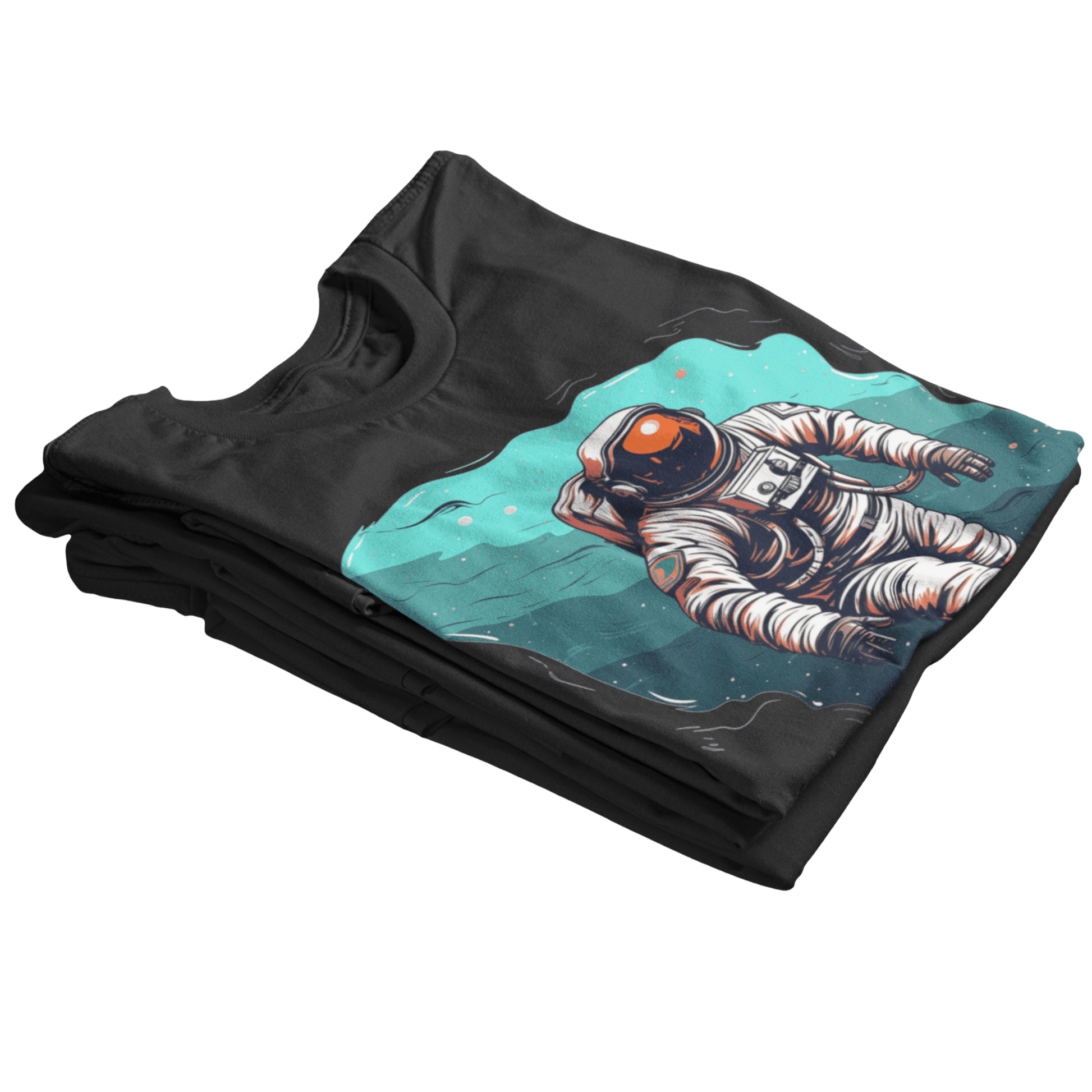 T-Shirt Spacewalker: Astronaut in Stellar Serenity T-Shirt