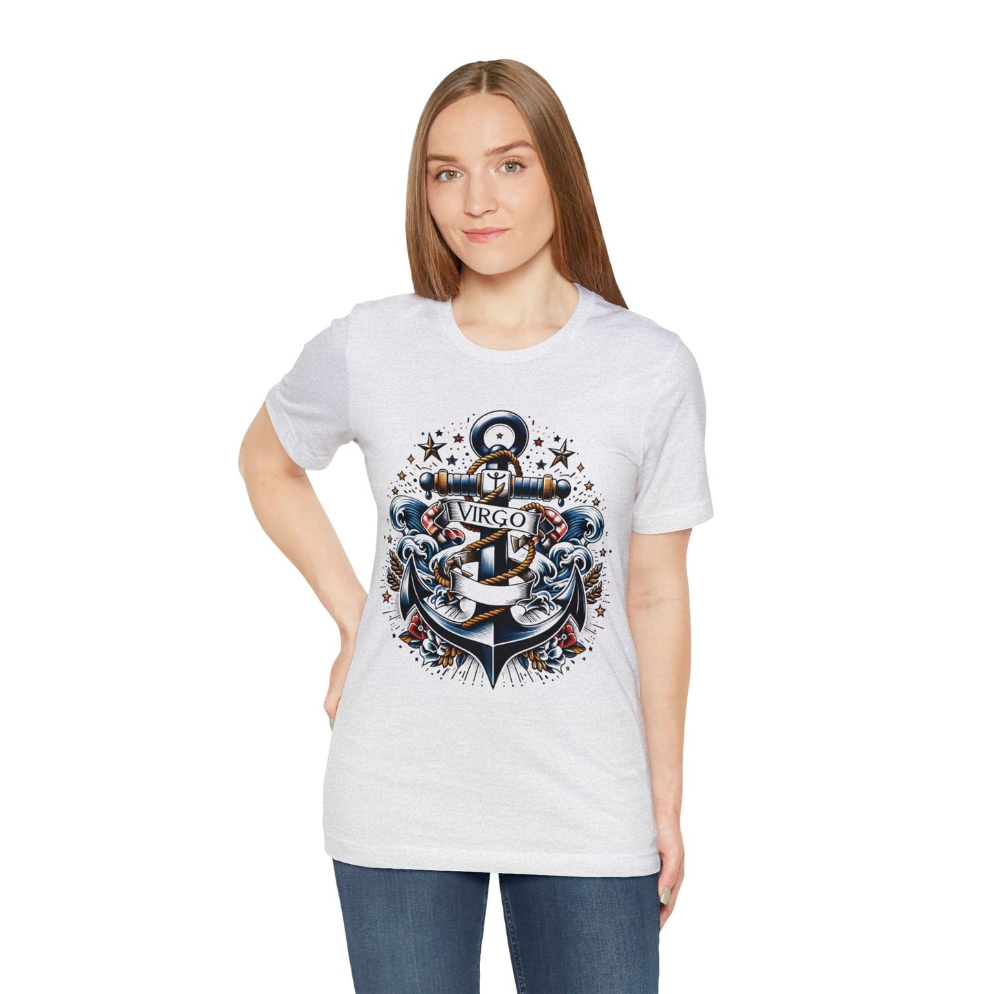 T-Shirt Steadfast Seas: Nautical Virgo T-Shirt