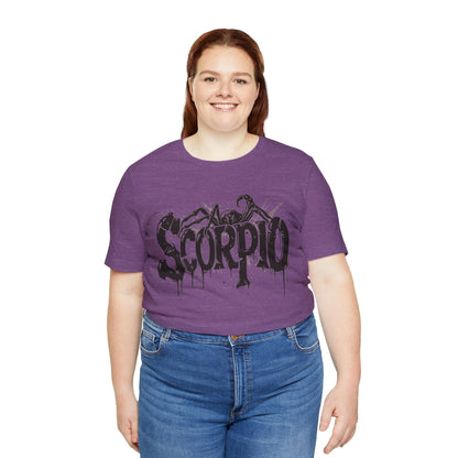 T-Shirt Sting of Mystery Scorpio TShirt: Intensity Unleashed