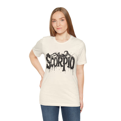 T-Shirt Sting of Mystery Scorpio TShirt: Intensity Unleashed