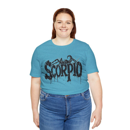 T-Shirt Sting of Mystery Scorpio TShirt: Intensity Unleashed