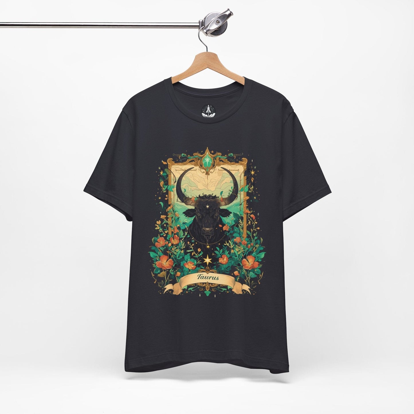 T-Shirt Taurus Blossom: Celestial Garden Astrology T-Shirt