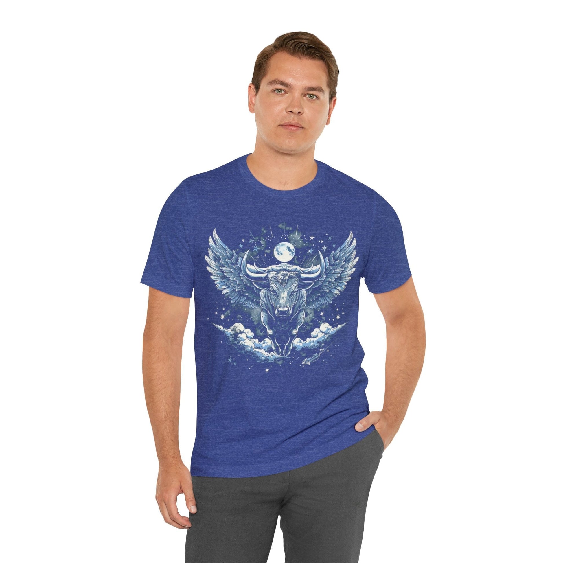 T-Shirt Taurus Celestial Bull T-Shirt: Stellar Determination