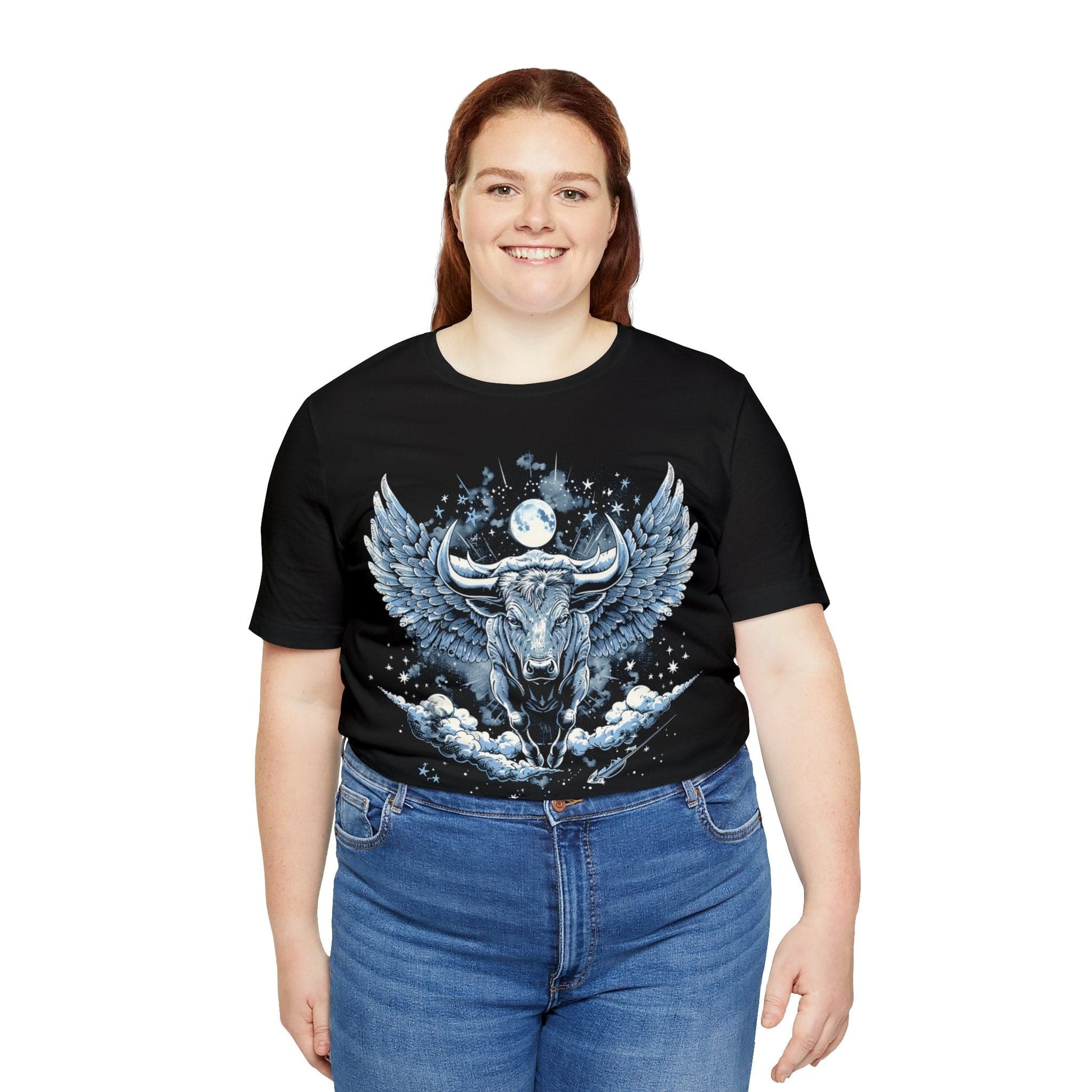 T-Shirt Taurus Celestial Bull T-Shirt: Stellar Determination