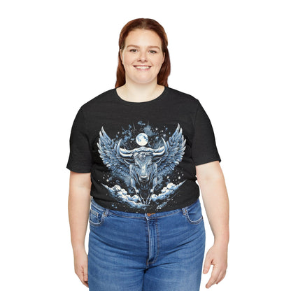 T-Shirt Taurus Celestial Bull T-Shirt: Stellar Determination