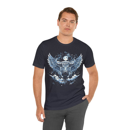 T-Shirt Taurus Celestial Bull T-Shirt: Stellar Determination