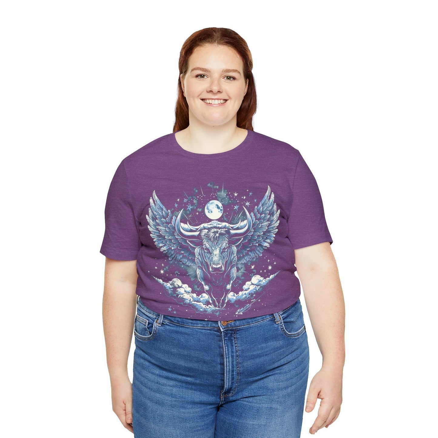 T-Shirt Taurus Celestial Bull T-Shirt: Stellar Determination