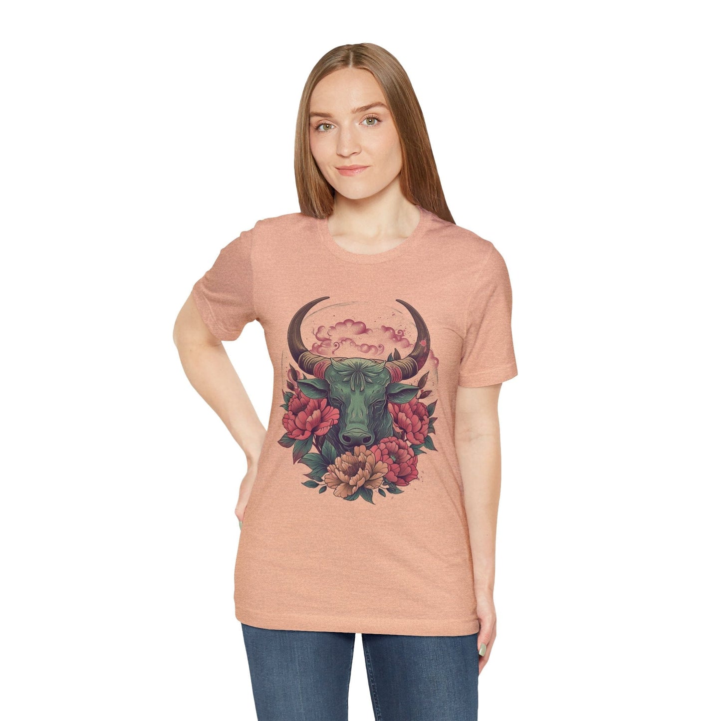 T-Shirt Taurus Floral Majesty T-Shirt