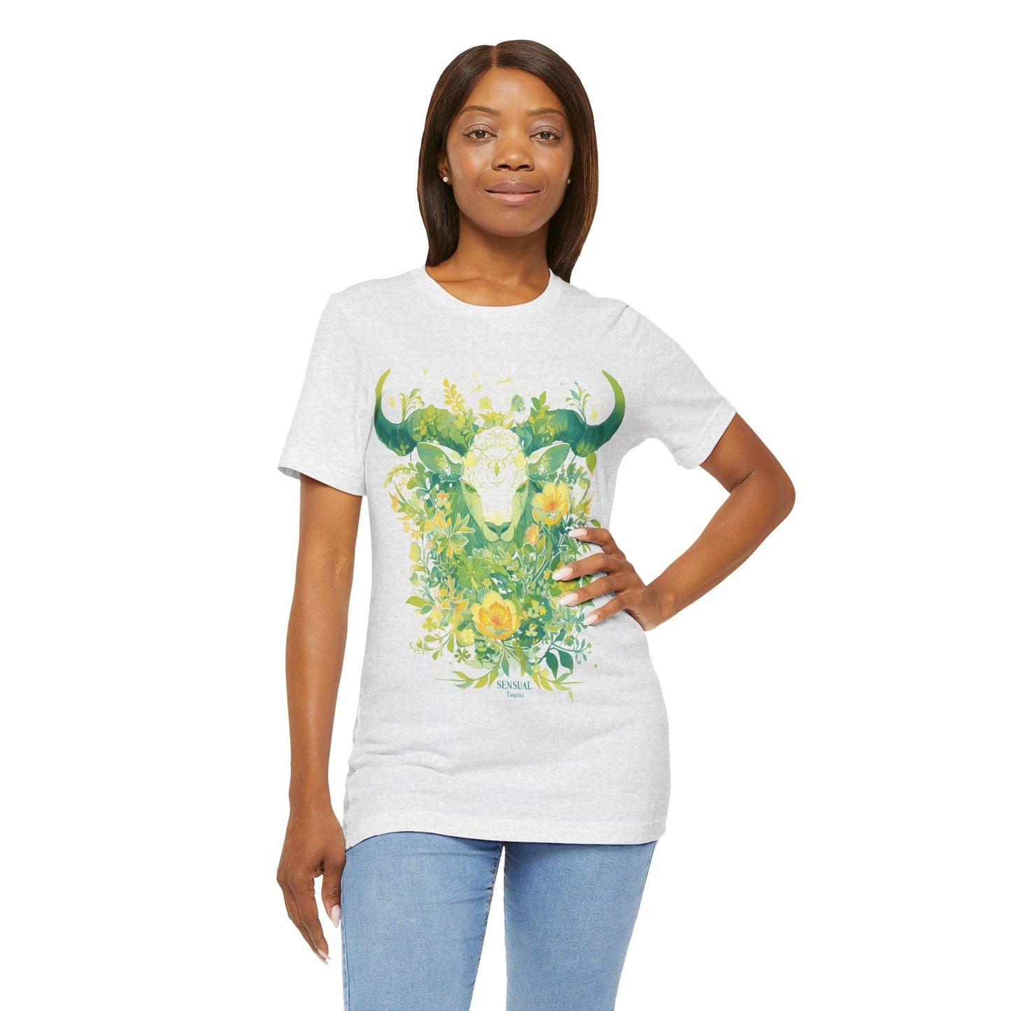 T-Shirt Taurus in Bloom: Astrology Garden T-Shirt