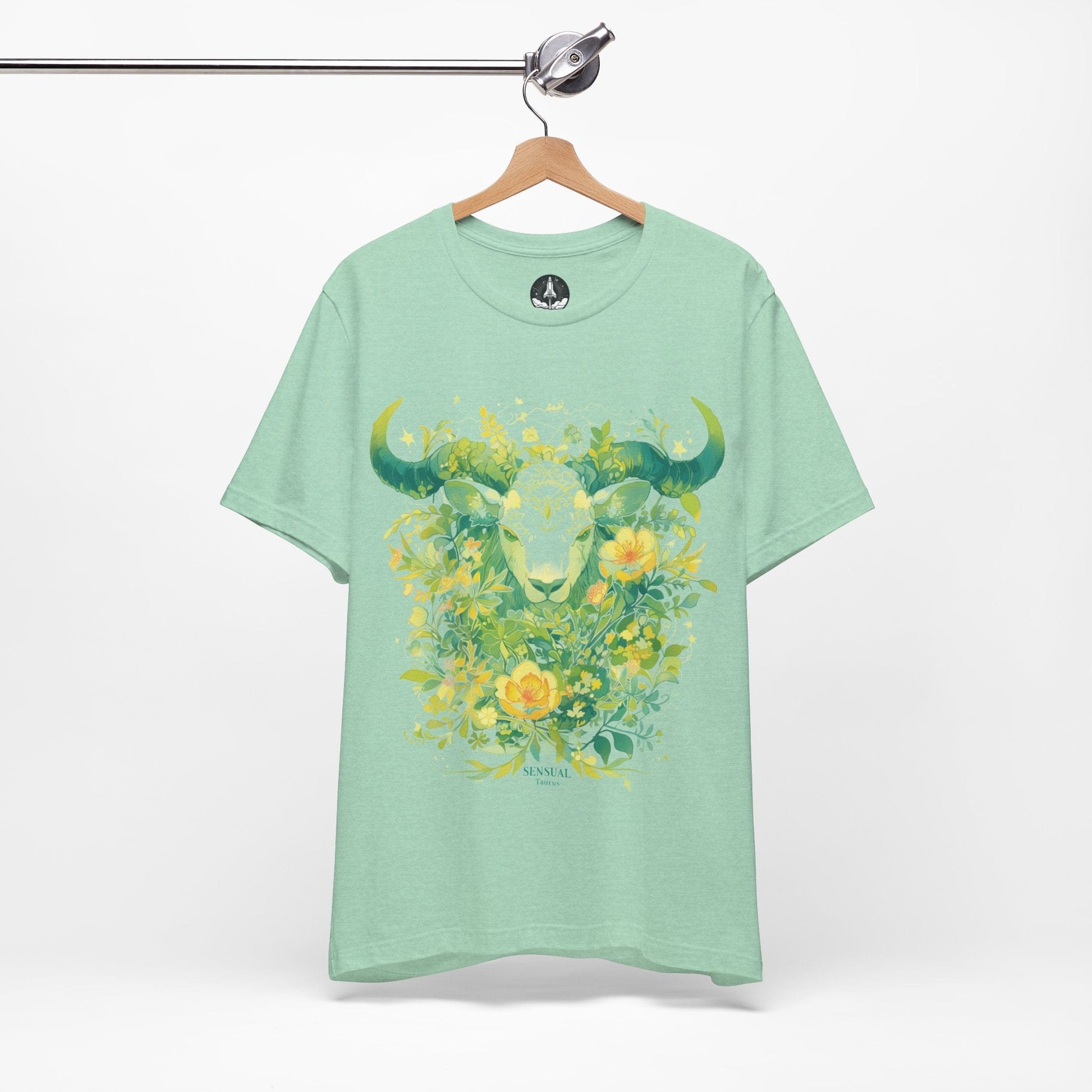 T-Shirt Taurus in Bloom: Astrology Garden T-Shirt