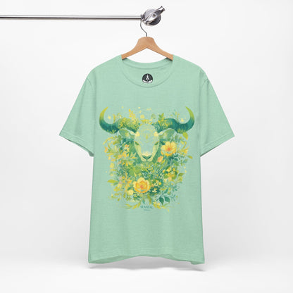 T-Shirt Taurus in Bloom: Astrology Garden T-Shirt