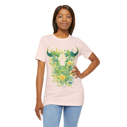 T-Shirt Taurus in Bloom: Astrology Garden T-Shirt